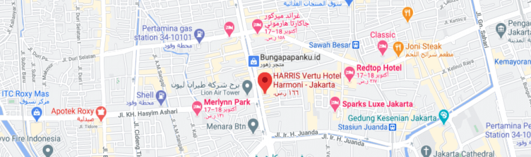خارطةفندق هاريس فيرتو هارموني - Harris Vertu Hotel Harmoni