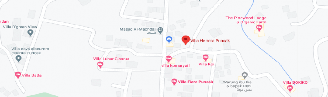 خارطةفيلا هيريرا بونكاك Villa Herrera Puncak