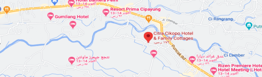 خارطةمنتجع فندق سيترا سيكوبو Citra Cikopo Hotel
