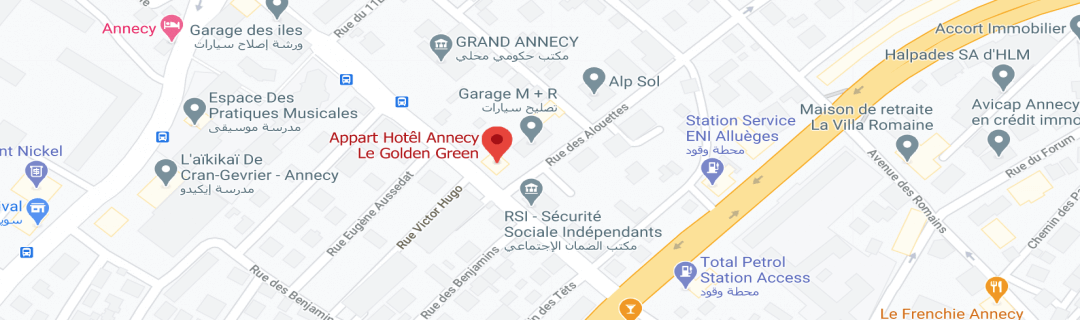 خارطةشقق فندقية لو قولدن قرين Le Golden Green proche du