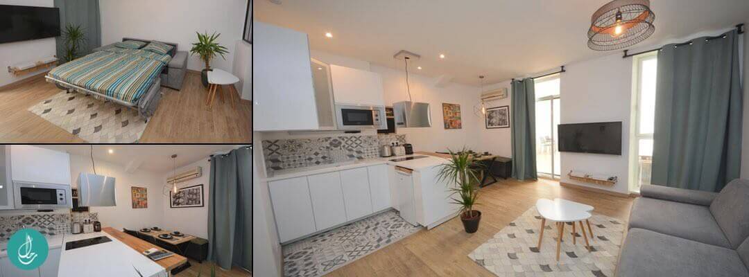 فندق logement entier avec jolie terrasse