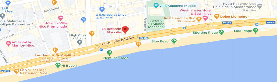 خارطةفندق نغرسكو Hotel Negresco