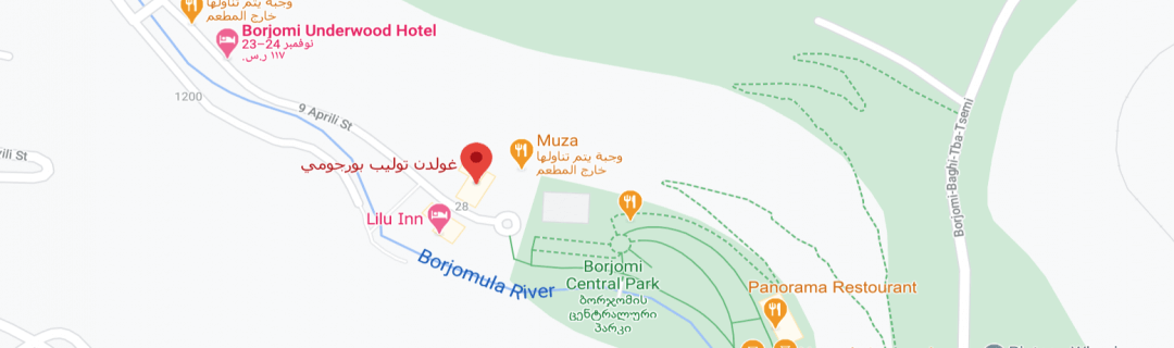 خارطةغولدن توليب بورجومي Golden Tulip Borjomi