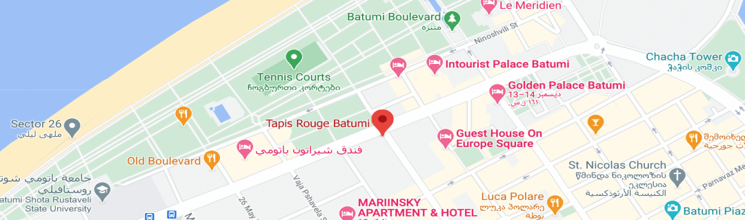 خارطةفندق تابيس روج البوتيكي Tapis Rouge Boutique Hotel