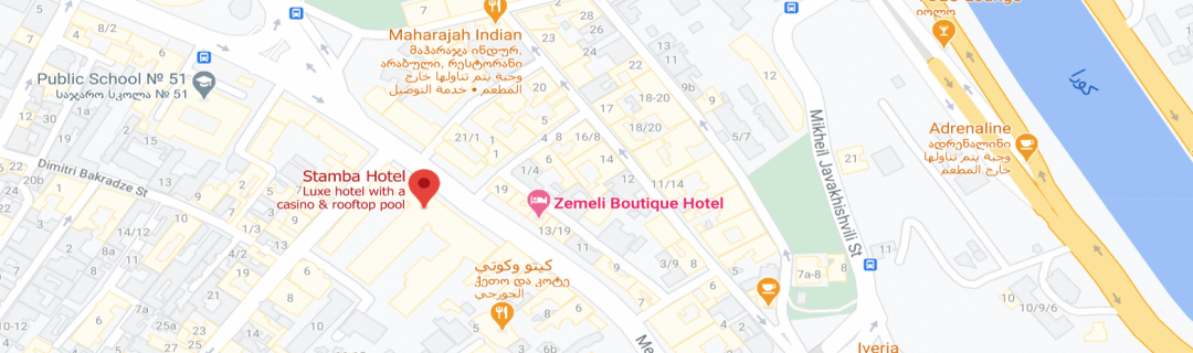خارطةفندق ستامبا Stamba Hotel
