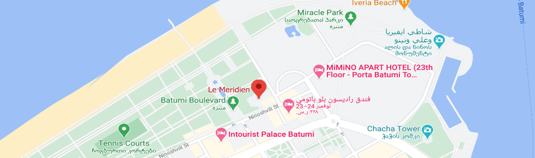 خارطةفندق لي مريدين Le Meridien Batumi