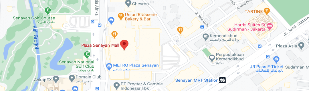 خريطةبلازا سينايان -  Plaza Senayan
