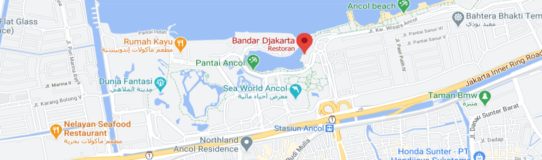 خريطةبندر دجاكرتا انشول - Bandar Djakarta Ancol - بحري - Seafood