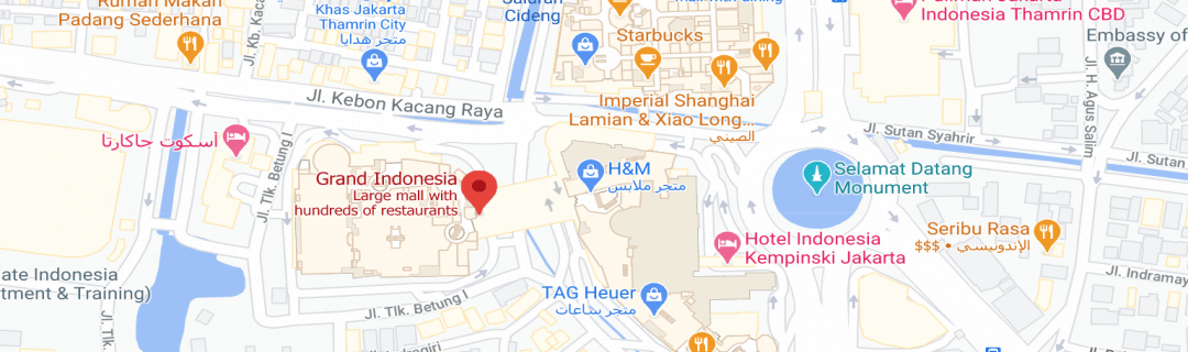 خريطةمول جراند إندونيسيا Grand Indonesia Mall