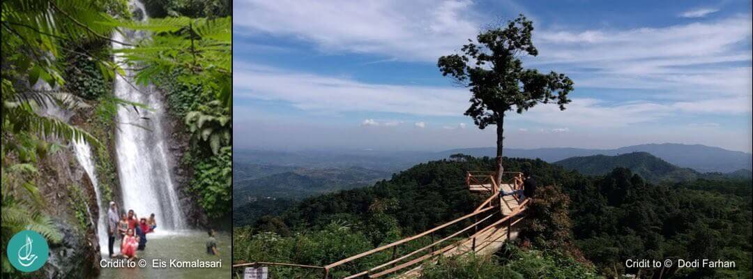 الشلالين التوأم Curug Kembar