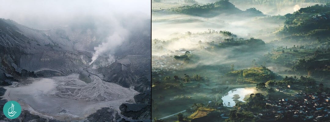 بركان تانغكوبان بيراهو - Gunung Tangkuban Parahu
